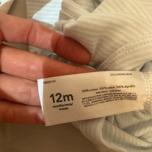 Carter’s 3-Piece Baby Boy Outfit – Dino Bodysuits & Pants Set, Size 12M - Picture 3 of 4